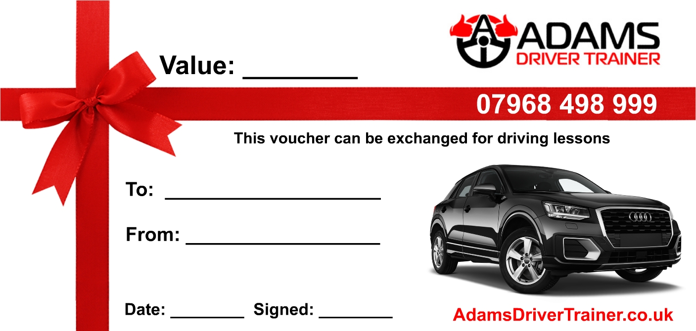Driving Lessons Gift Voucher