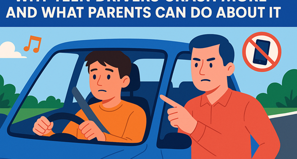 why teen drivers crash more