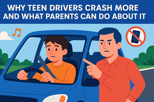 why teen drivers crash more